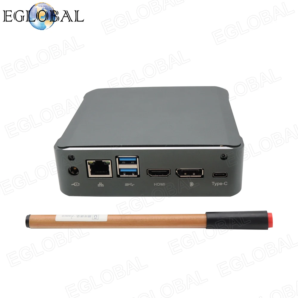 Мини ПК EGLOBAL 10 го поколения i5 10210U i7 10510U 4 9 ГГц Windows Pro 64 ГБ DDR4 SSD игровой компьютер HDMI 2