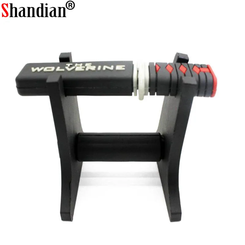 Мультфильм пластичный монтаж меч самурая флеш диск USB 2 0 4GB/8GB/16GB/32GB/64GB 128GB ручка для