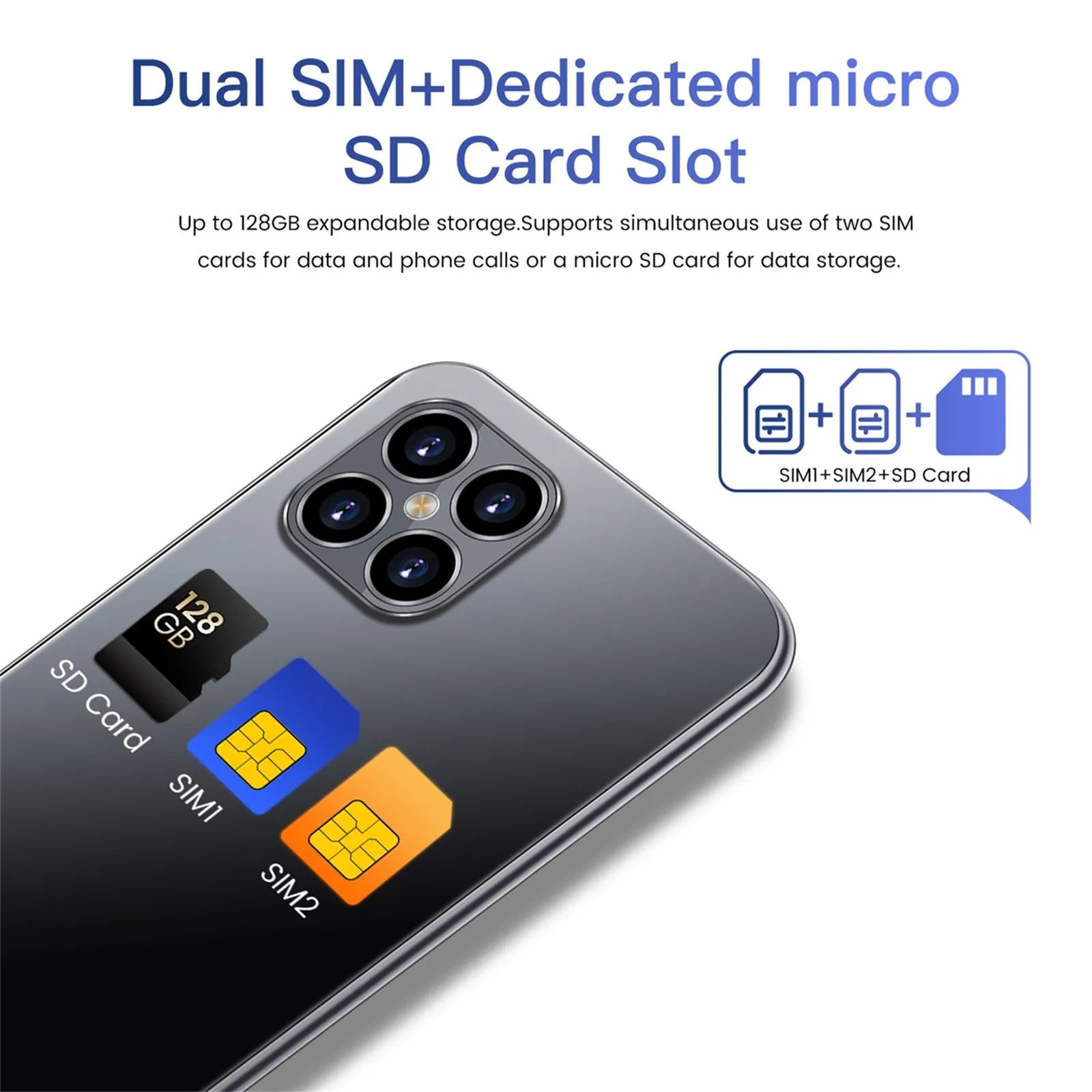 

i13 Pro+1GB+8GB Quad Core Android 8.1 Smartphone Quad-Core 6.3 Inch Mobile Phone Camera Mobile Phone Cheap and Hot SALE