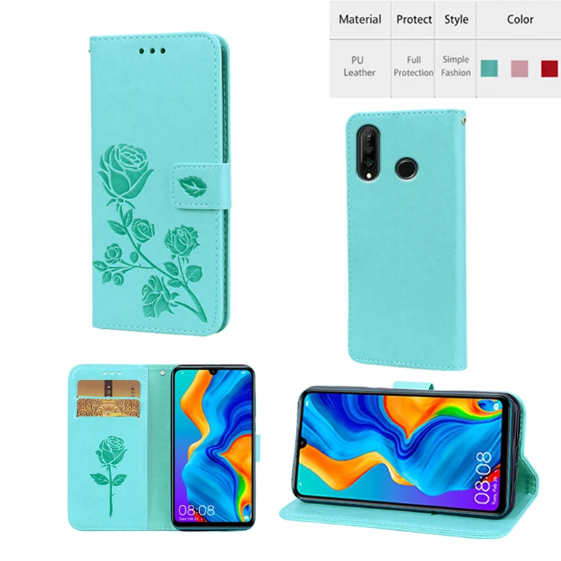 Чехол-книжка с магнитной застежкой для Huawei P30 lite | Мобильные телефоны и аксессуары