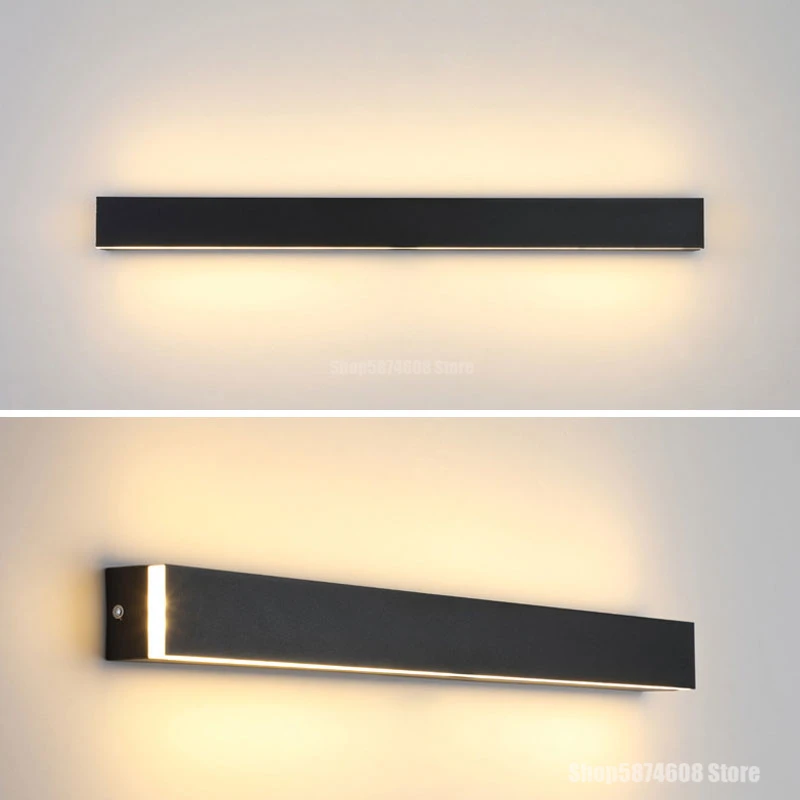 Современный светодиодный настенный светильник скандинавские длинные полосы