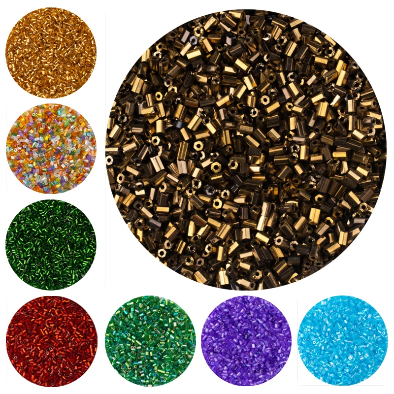 

25 color Loose 2*3mm 800pcs Czech Cylindrical Glass Seed Needle Beads for Necklace Bracelet glass beads for Jewelry DIY Making