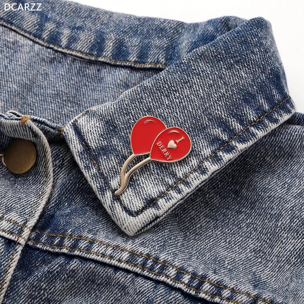 20 шт. эмалированная булавка Pennywise значок из фильма ужасы Стивен король я люблю