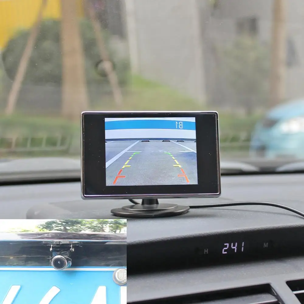 DIYSECUR Беспроводной 3 5 дюймов TFT ЖК дисплей автомобильный монитор