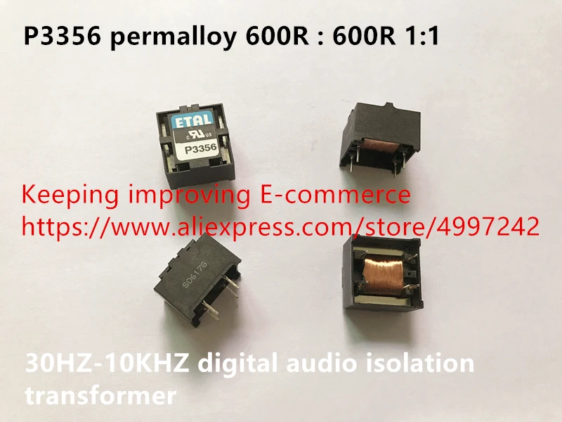 Оригинальный новый 100% P3356 permalloy 600R : 1:1 30 Гц 10 кГц цифровой аудио изоляционный