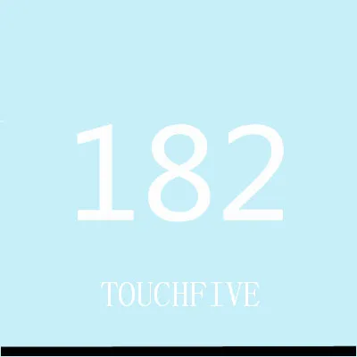 TOUCHFIVE 168 цветов одиночные художественные маркеры Кисть ручка эскиз на спиртовой основе маркеры двойная головка манга ручки для рисования товары для рукоделия - Цвет: 182-frost blue
