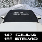 Солнцезащитный козырек на лобовое стекло автомобиля для Alfa Romeo Giulia 147 156 159 Mito Stelvio Sportiva Giulietta, автомобильные аксессуары