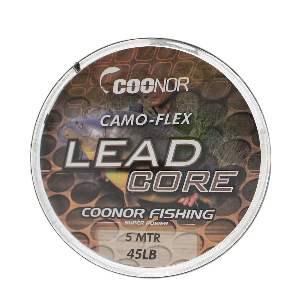35 фунтов/45 фунтов/55 фунтов 5 м Leadcore плетеная камуфляжная леска для ловли карпа