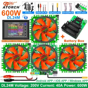 dl24m 18650 pack battery tester electronic load charge voltage indicator power bank capacity monitor dc car 24v 48v checker tool free global shipping