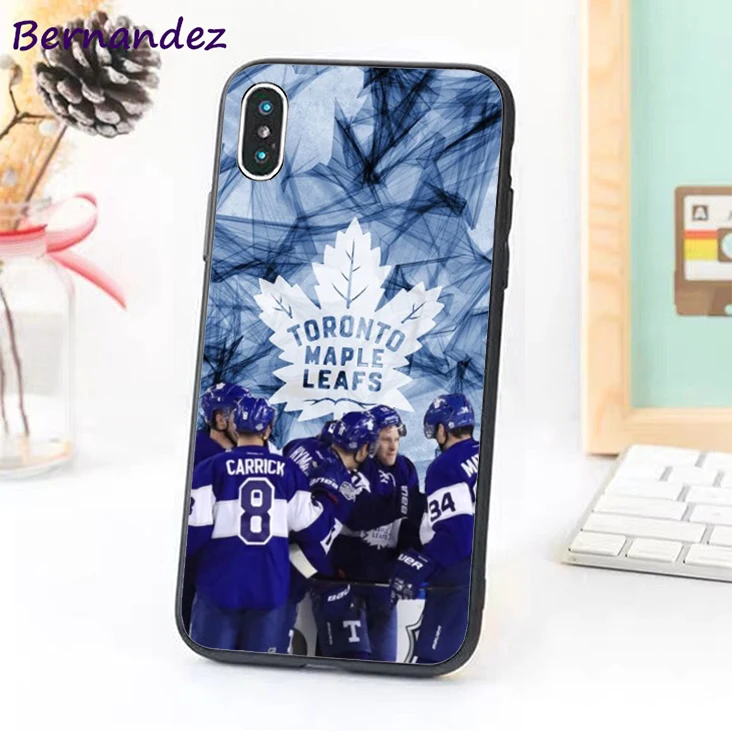 Золотой Bernandez 5 5S, SE, 6, 6 S, TPU чехол для телефона чехол для iPhone 7 8 Plus X Xs Max XR Торонто Мэйпл Лифс - Цвет: Золотой