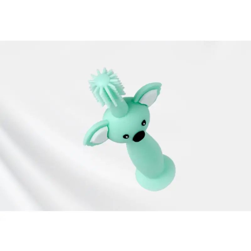 360 градусов детская зубная щетка Koala головка ручка младенческой чистки зубов