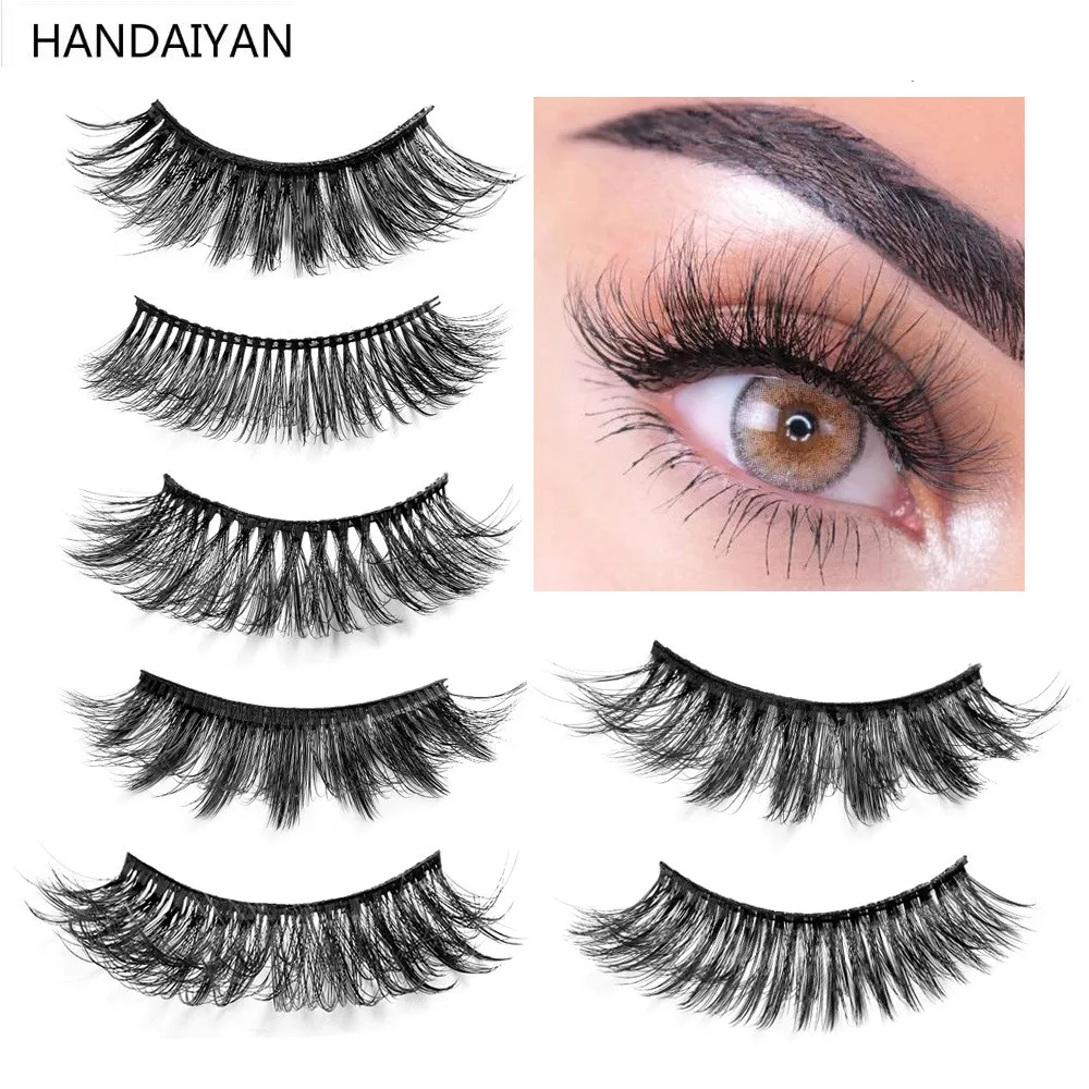 Накладные норковые ресницы 3d наращивание норковых волос для профессиональных