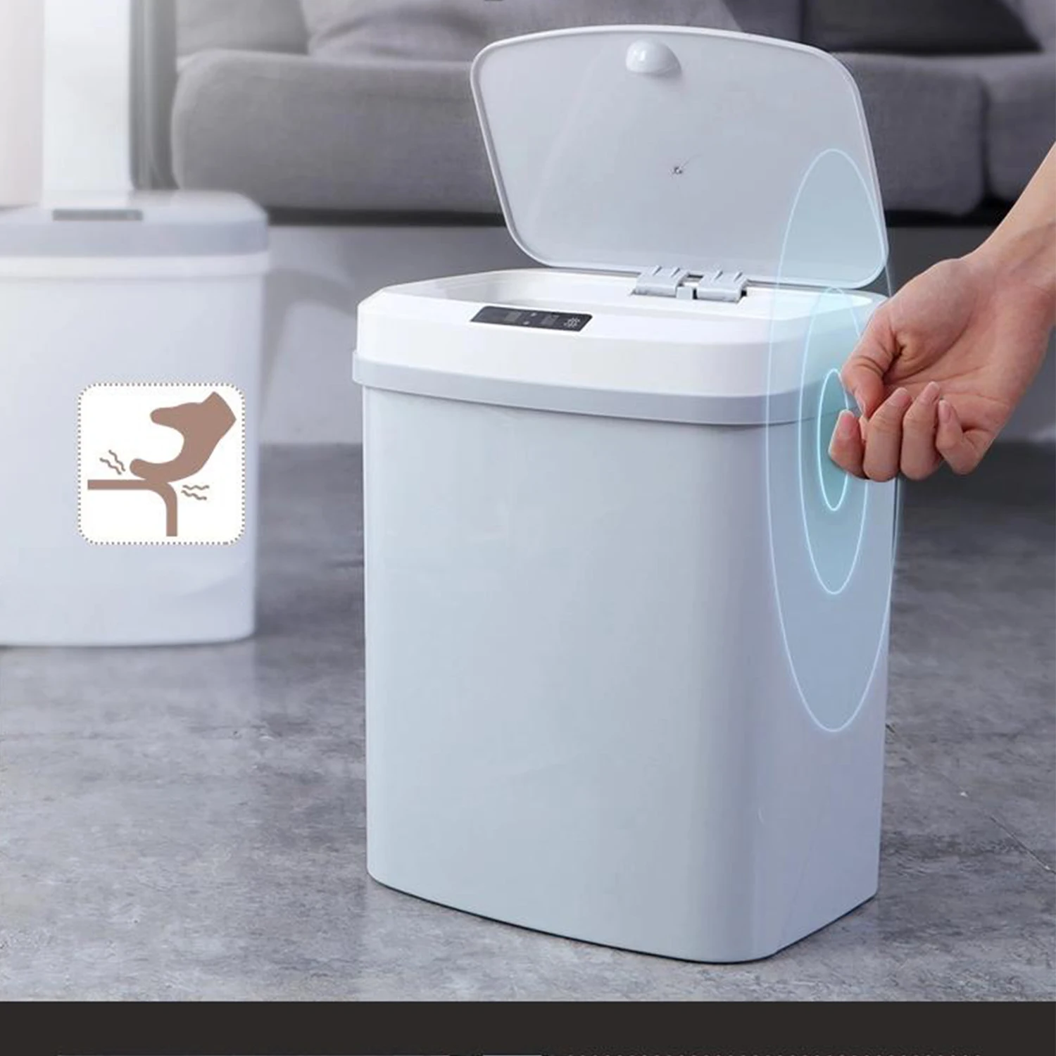 Сенсорные мусорные баки 15 л/4 галлона автоматический мусорный бак с инфракрасным