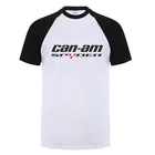 Can Am Spyder мотоциклы футболка Для мужчин летние шорты с длинными рукавами хлопковые топы Человек классная футболка с изображением LH-180