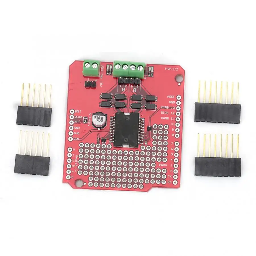 L298P AVR/LPC/STM32 Модуль платы драйвера большого тока с 4 контактами