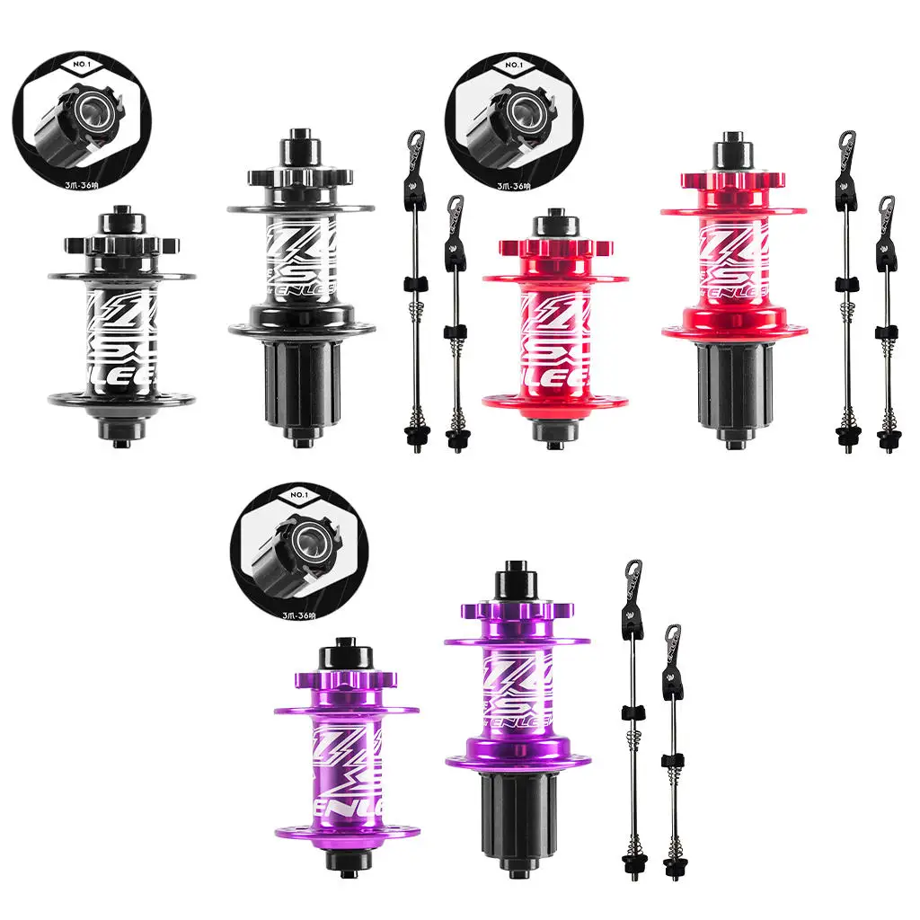 

Alloy Mountain Bike Disc Brake Hubs 32 Holes 8 9 10 11 Speed 100Mmx9mm 135Mmx9mm Quick Release 6 Bolts Front Rear for Road Bike