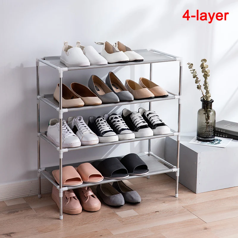 

New Hot Assembling Dormitory Shoe Rack Household Simple Multi-Layer Storage Non-Woven Organizer USJ99