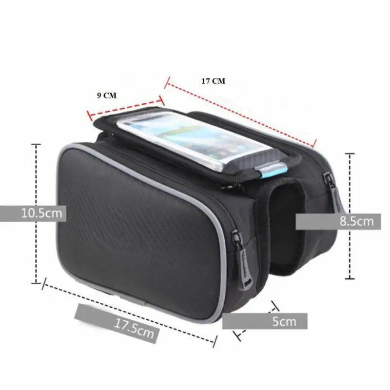 Сумка Органайзер на руль велосипеда водонепроницаемая мобильный телефон &quot