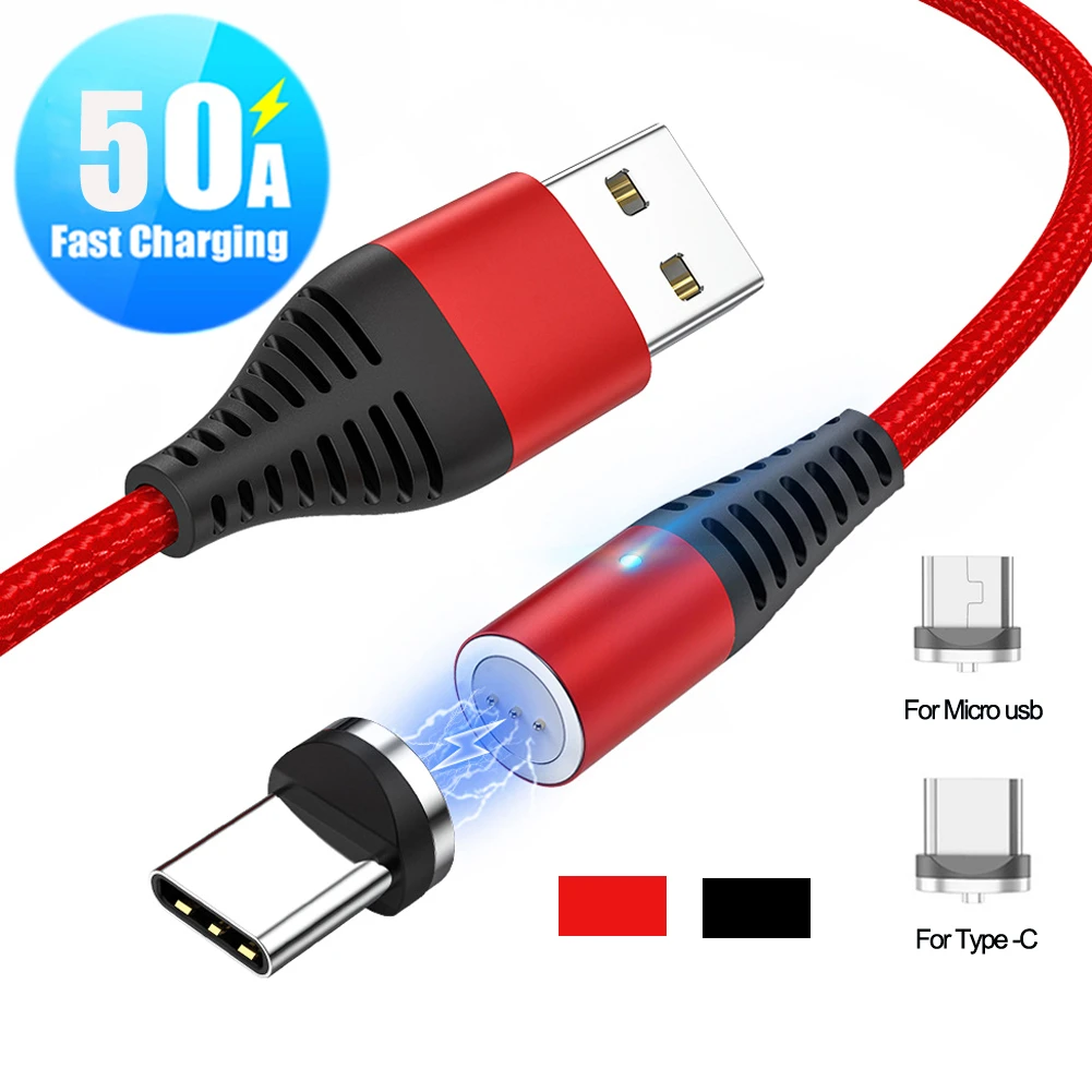 Магнитный кабель для быстрой зарядки 360 ° 5A type C Micro USB huawei mate 30 P30 Pro Lite|Кабели