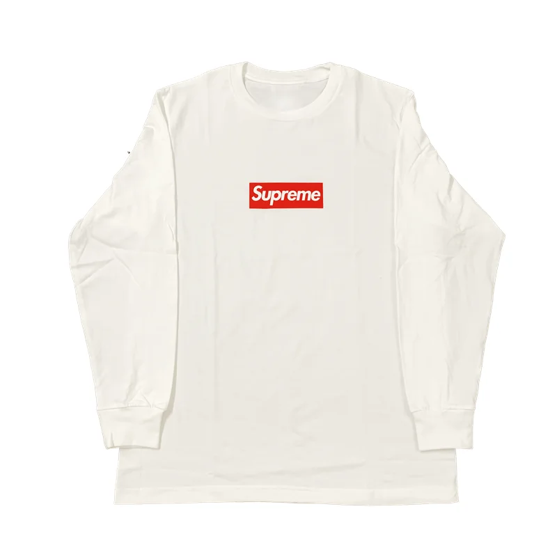 

Supreme 20fw Box L/S Tee Classic Bogo Round Neck Long Sleeve T-shirt Men's and Women's Bottoming Shirt