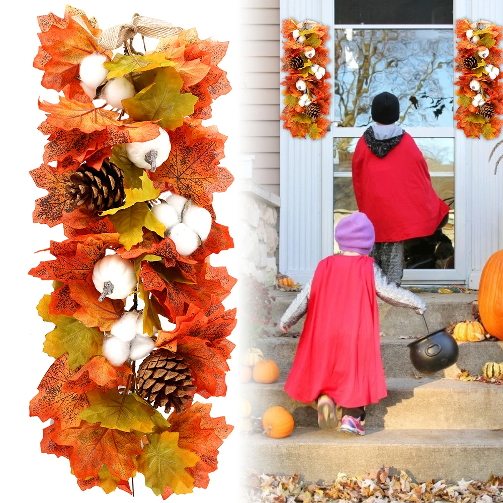 

Гирлянда из кленовых листьев, 21,6 дюйма