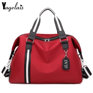 Новинка, дорожная сумка из ткани Оксфорд, спортивная сумка, ручной чемодан для женщин, водонепроницаемые Модные вместительные сумки для выходных