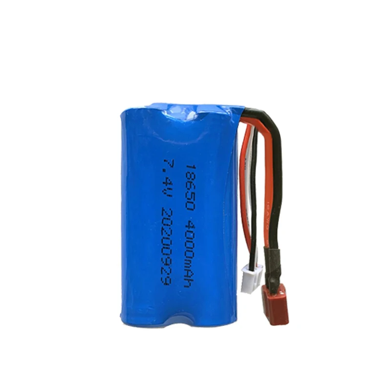 Литий-Полимерный Аккумулятор 7 4 в 4000 мАч 18650 2S для JJRC Q46 Q39 Wltoys 144001 12428 12423 959B 969B 979B K929B