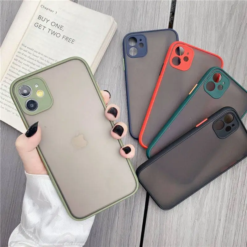 

Phone Case For Samsung Galaxy S21 Ultra Plus S20 FE S8 S9 S10 Note 8 9 20 M51 Matte Hard Protection Cover