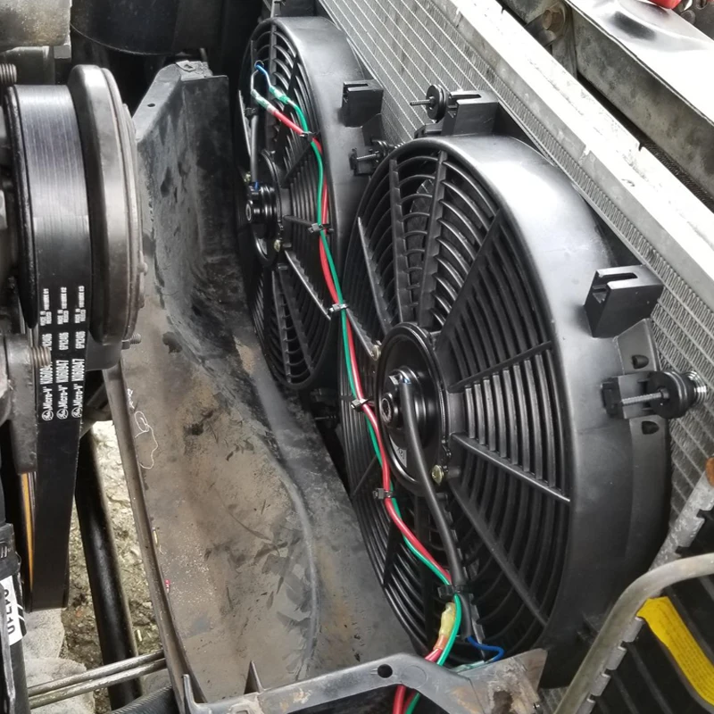 SPEEDWOW 12 14 16 дюймов 2600CFM термостат реле переключатель комплект Автомобильный