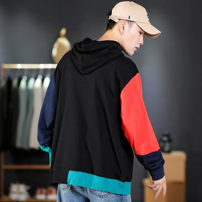 Толстовка мужская с капюшоном убийца свитшот худи цветная уличная одежда в стиле