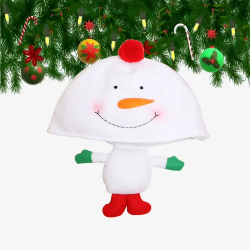 Зимняя Шапка бини для взрослых мужчин и женщин Рождественская Праздничная