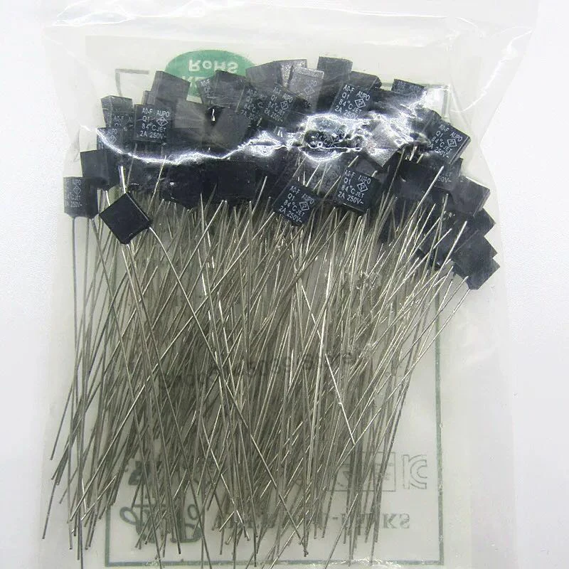 20 шт./лот квадратный вентиляторный двигатель 250 В 2 А тепловой предохранитель 92C 95C