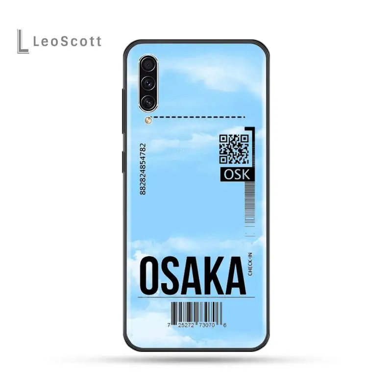 

Clouds Sky air Ticket Phone Case For Samsung Galaxy M10 20 30 A 40 50 70 71 6S A2 A6 A9 2018 J7 CORE PLUS STAR S10 5G C8