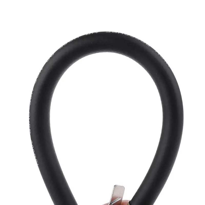 

Car Tire Inflator Hose 1/4" Male Thread Rubber Tube Self-locking Chuck Air Hose Y98E