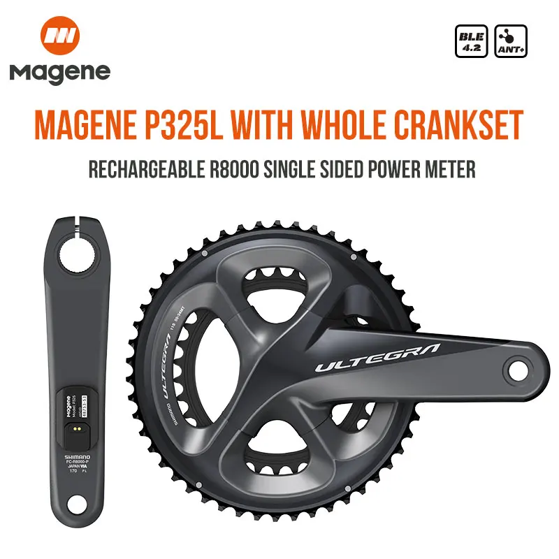 Измеритель мощности Magene P325L/R однорычажный привод с кренкбетом ULTEGRA R8000 аксессуары