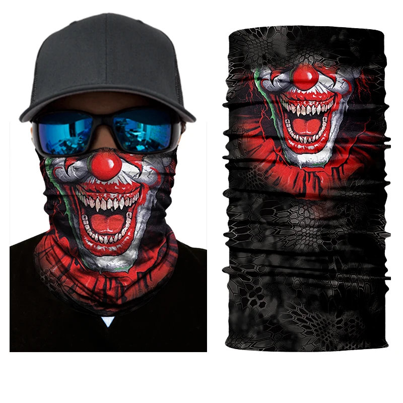 

Motorcycle Head Scarf Neck Warmer Skull Face Mask Ski Mask Balaclava Mask Scary halloween Face Shield Outdoor Cycling 2019