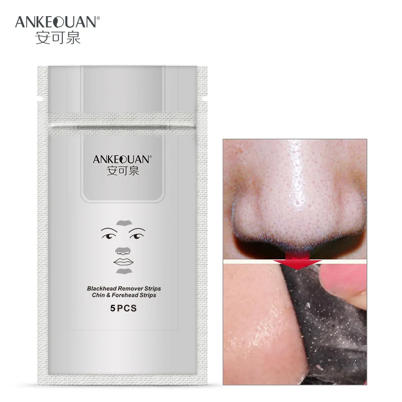 5 шт. маска для удаления угрей в носу глубокое очищение кожи акне черная пилинг