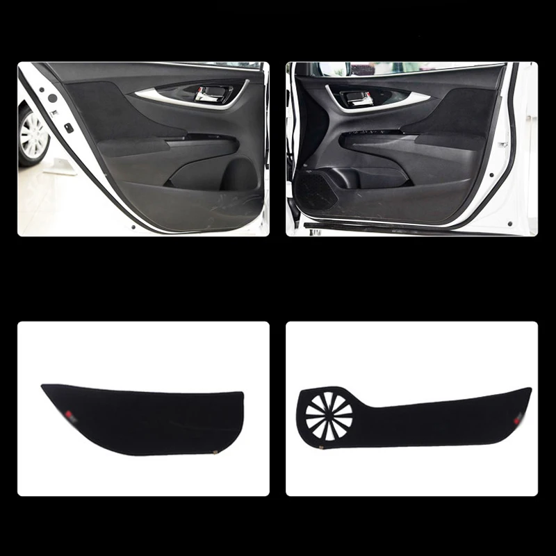 

4 шт., защитные коврики для дверей, декоративные подушечки для Honda Crider 2013-2015