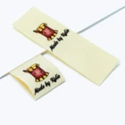 Пользовательская швейная этикетка, логотип или текстовый бирка, персонализированный бренд, печать этикеток, Пришивание этикетки (FR064)