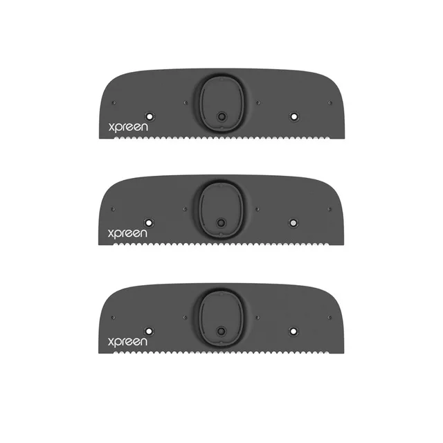3pcs cutting heads Бритва для мужчин Регулируемая растягивающаяся назад триммер для волос назад лезвие ручное удаление волос на теле инструменты Регулируемая Прямая - Цвет: 3pcs cutting heads
