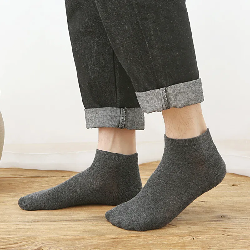 

New Arrival Unisex Cotton Socks Set 10 Pairs Candy Color Four Season Men Ankle Socks Breathable Casual Sports Boat Socks