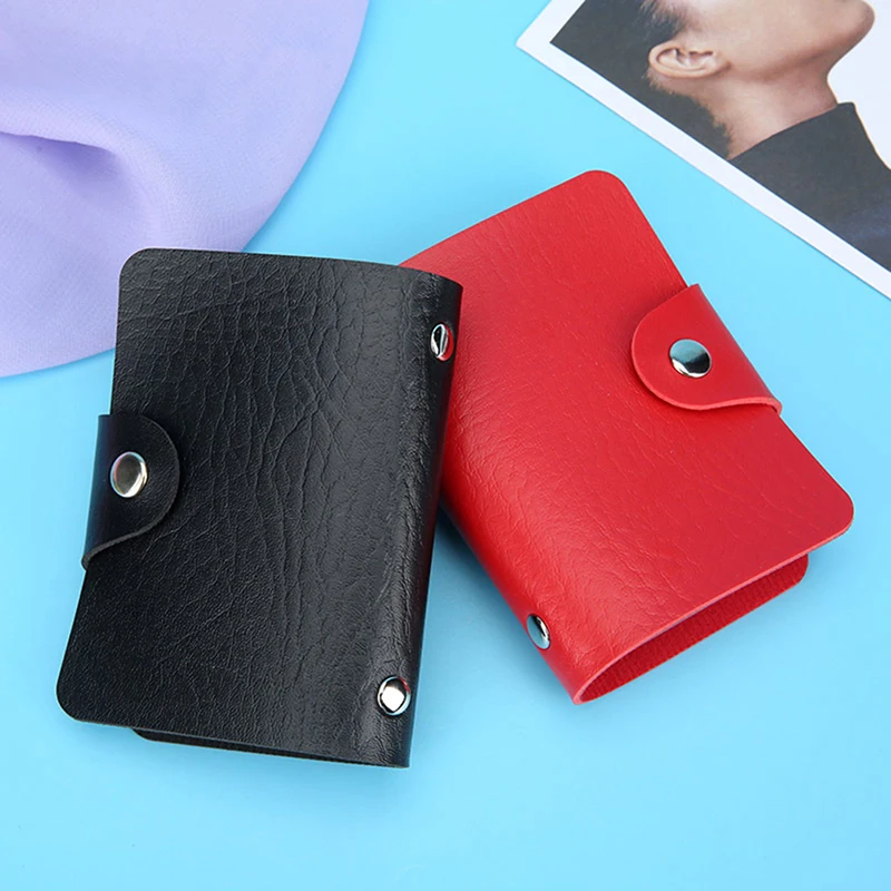 

Fashion Credit Card ID Holder Men Wallet PU Leather Buckle Women Travel Cards Many colors are available