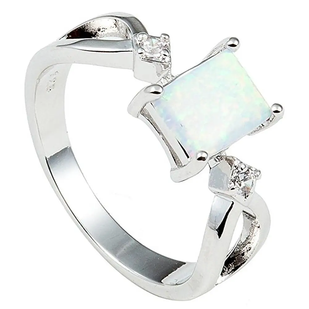 Кольцо из серебра 925 пробы с австралийским огненным опалом размеры 4 12|cocktail little black