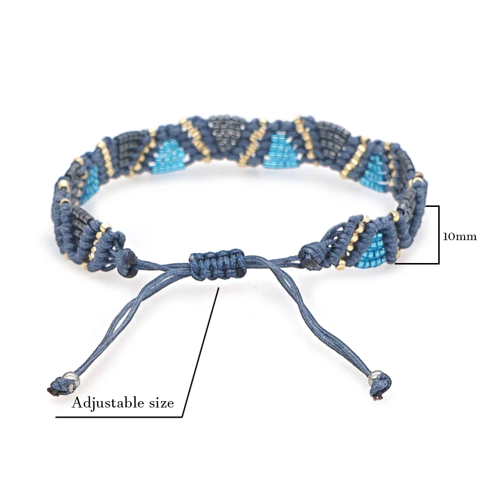 

Go2boho Miyuki Bracelets Friendship Jewelry Gift For Women Girl Boho Handmade Braided Bracelet Beadwork Woven Pulseras 2021 New
