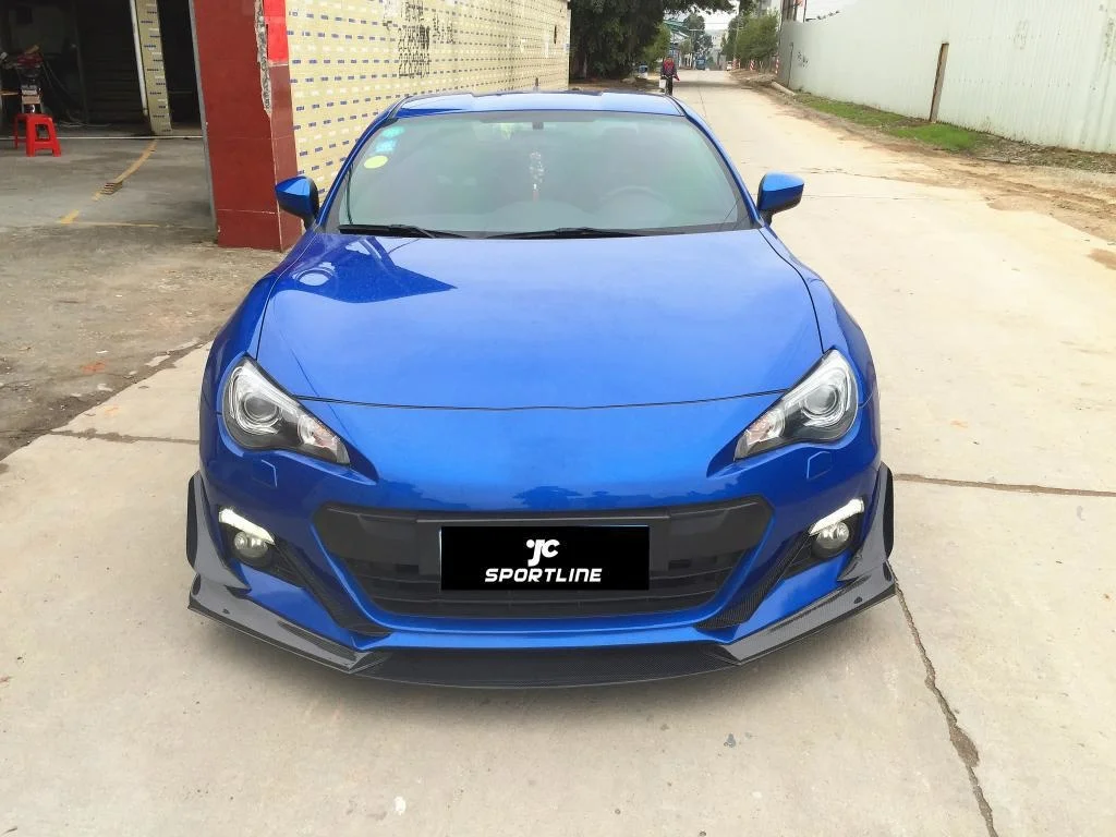 

Fit For 14-16 Years Subaru Brz Three Section Lip Spoiler Carbon Fiber Front Shovel