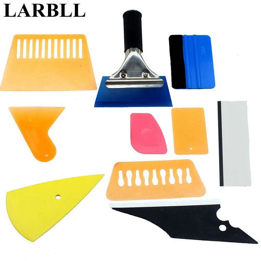 LARBLL 10 шт. Защитная пленка для окна автомобиля Тонировочная виниловые инструменты