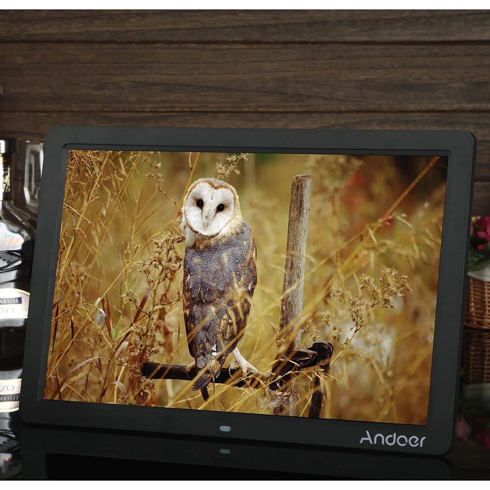 Andoer 15 &quotHD светодиодный цифровой фоторамка 1280*800 цифровая несколько функций MP3 MP4