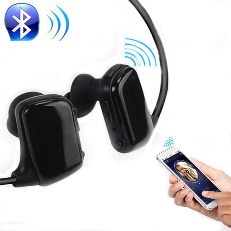 Black WithBluetooth Новинка W273 Спортивный Mp3 плеер для sony гарнитура Настоящее 8 Гб NWZ-W273 Walkman наушники для бега Mp3 музыкальный плеер наушники - Цвет: Black WithBluetooth