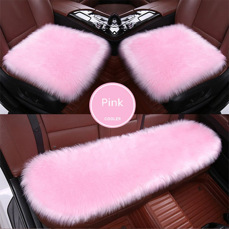 

Faux Fur Car Seat Covers Plush For volvo s60 v70 xc60 v50 c30 v60 v40 s80 s40 xc70 v90 s90 s80 xc90 xc40 c70 accessories