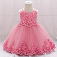 princess dress for 1 year baby girls newborn 2nd birthday tutu christening gown toddler tulle wedding baptism fluffy clothes